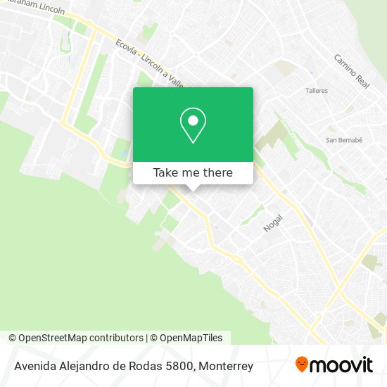 Avenida Alejandro de Rodas 5800 map