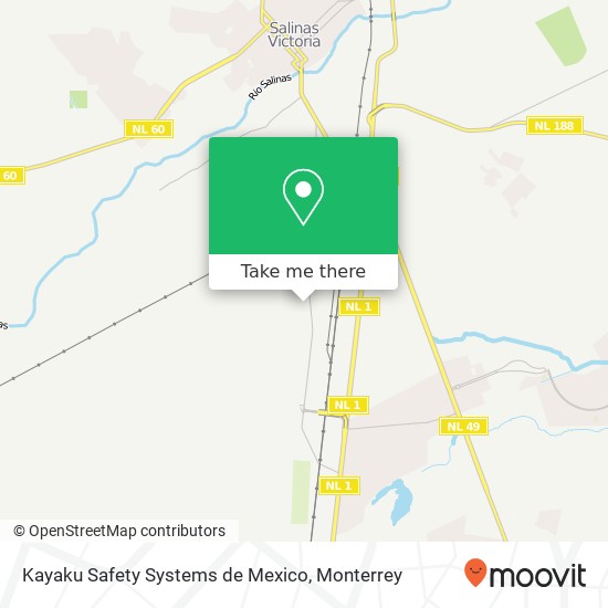 Kayaku Safety Systems de Mexico map