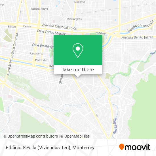 Mapa de Edificio Sevilla (Viviendas Tec)