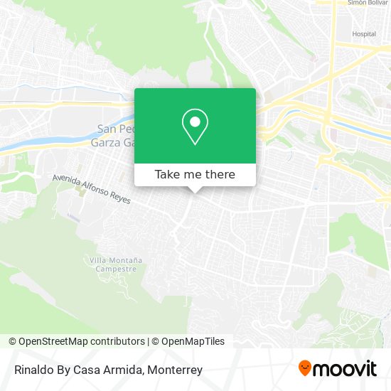 Rinaldo By Casa Armida map