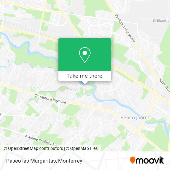 Mapa de Paseo las Margaritas
