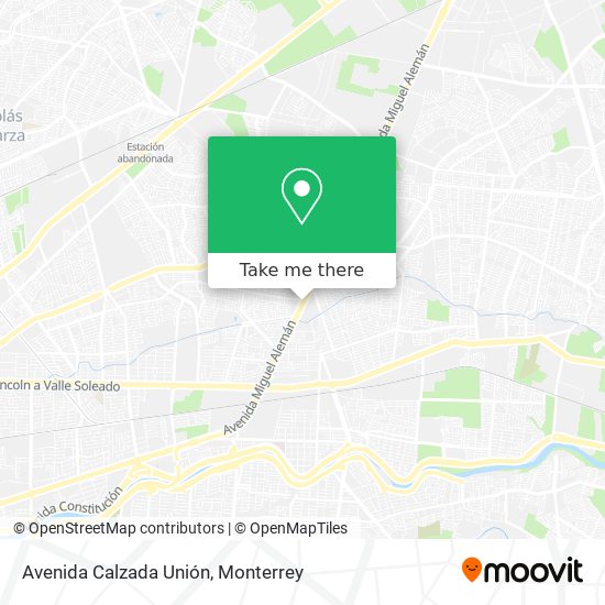 Mapa de Avenida Calzada Unión