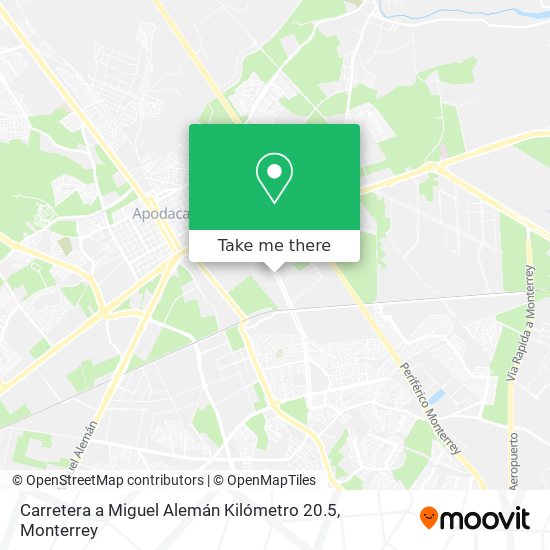 Carretera a Miguel Alemán Kilómetro 20.5 map