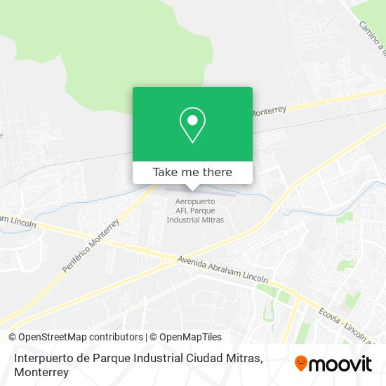 Interpuerto de Parque Industrial Ciudad Mitras map