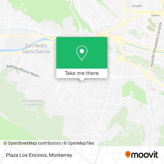 Plaza Los Encinos map