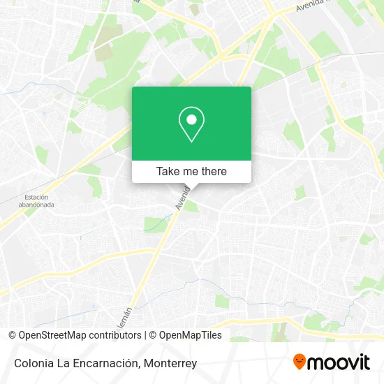 Colonia La Encarnación map
