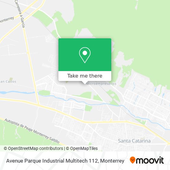 Avenue Parque Industrial Multitech 112 map
