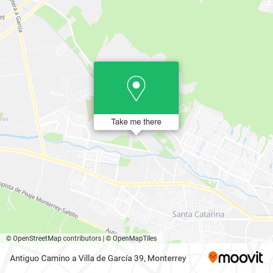 Mapa de Antiguo Camino a Villa de García 39