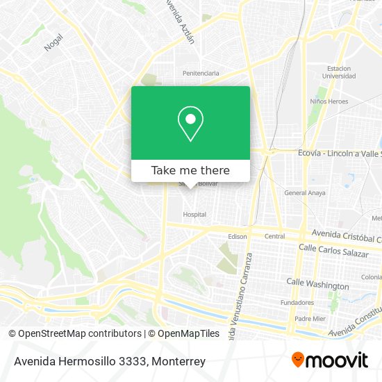 Avenida Hermosillo 3333 map