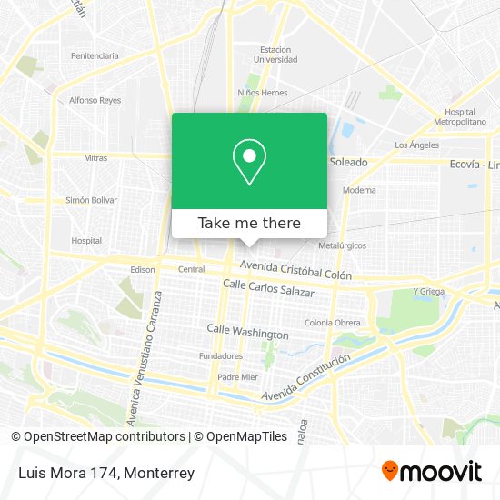 Mapa de Luis Mora 174