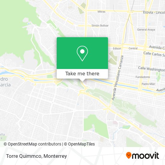 Mapa de Torre Quimmco