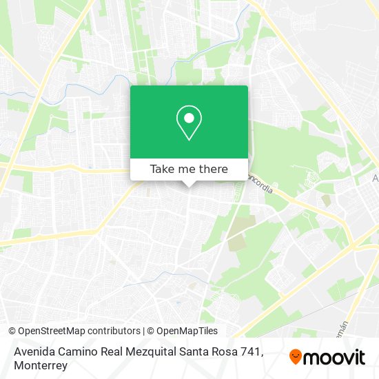 Avenida Camino Real Mezquital Santa Rosa 741 map