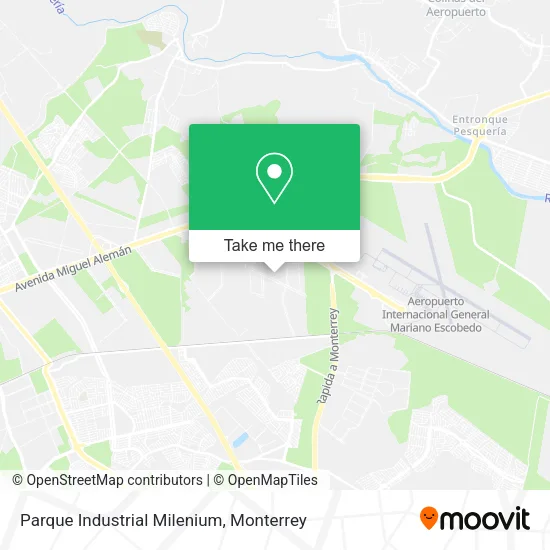 Mapa de Parque Industrial Milenium