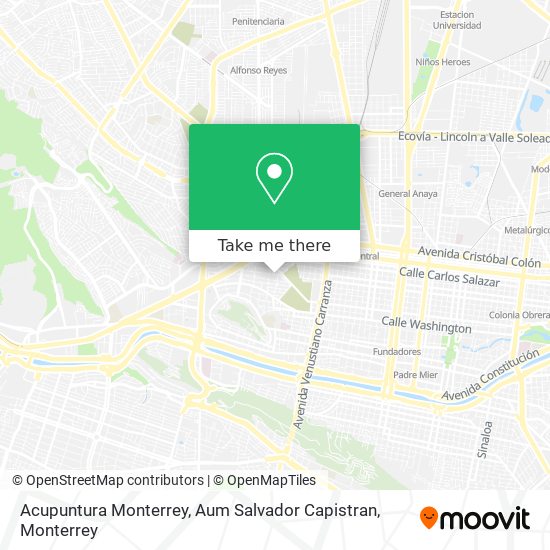 Acupuntura Monterrey, Aum Salvador Capistran map