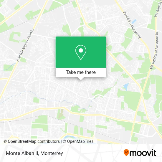 Monte Alban II map