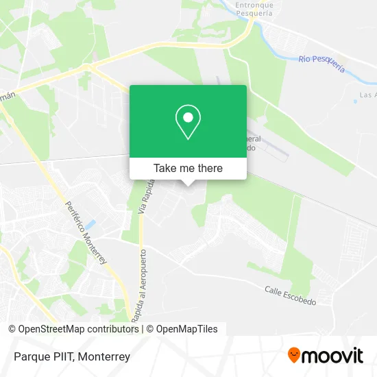 Parque PIIT map