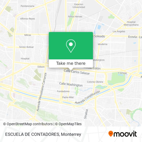 ESCUELA DE CONTADORES map