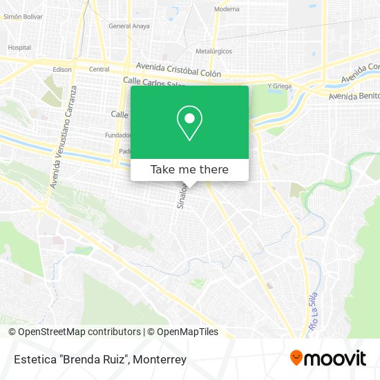 Mapa de Estetica "Brenda Ruiz"
