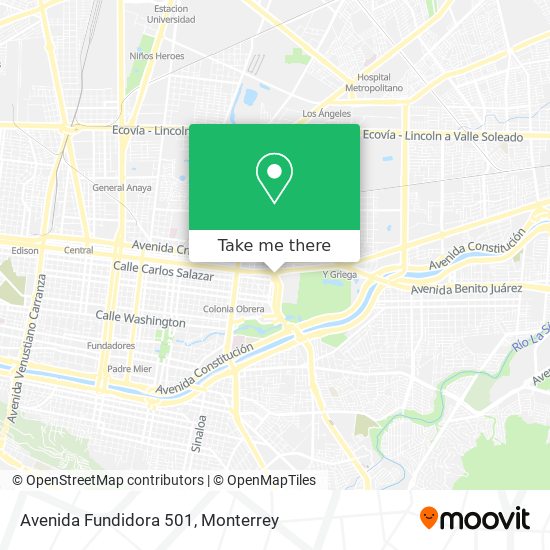 Avenida Fundidora 501 map