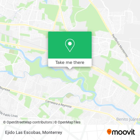 Mapa de Ejido Las Escobas