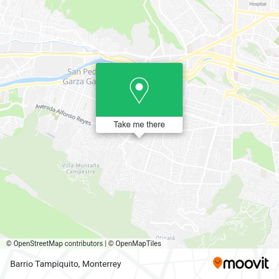 Mapa de Barrio Tampiquito