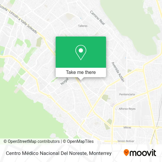 Mapa de Centro Médico Nacional Del Noreste