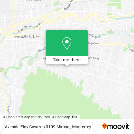 Mapa de Avenida Eloy Cavazos 3109 Mirasol