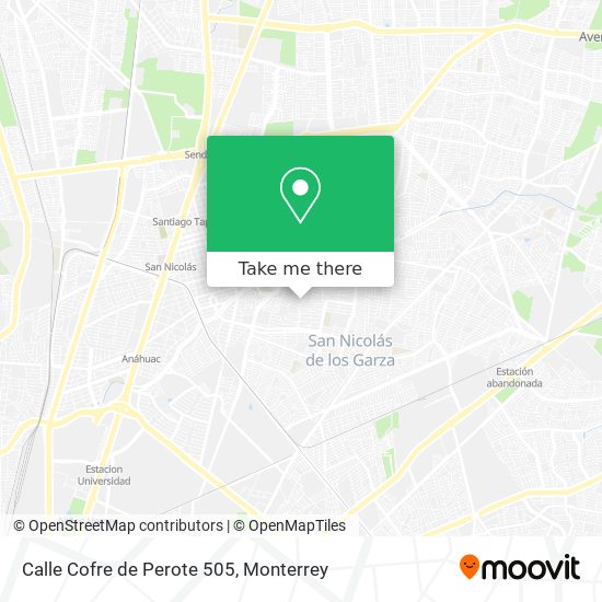 Calle Cofre de Perote 505 map