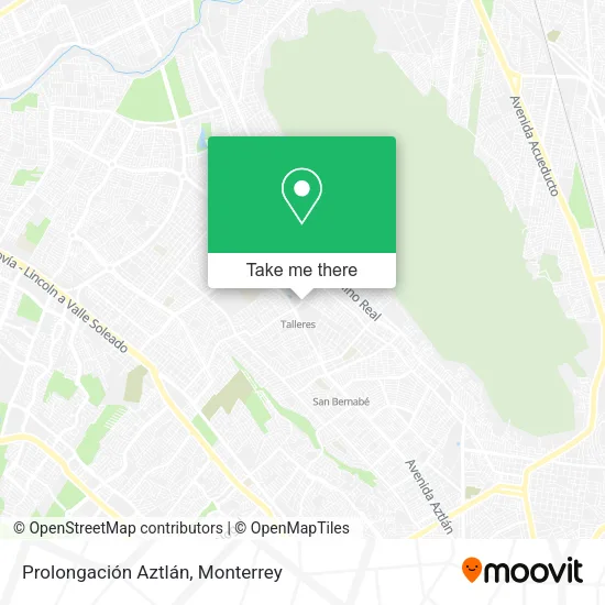 Mapa de Prolongación Aztlán