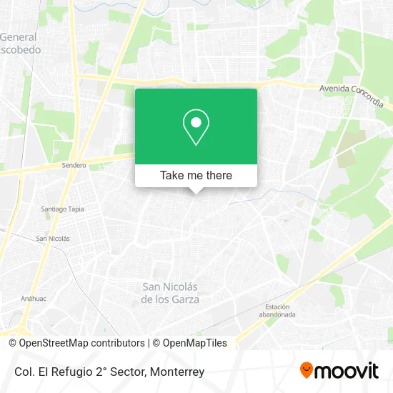 Mapa de Col. El Refugio 2° Sector