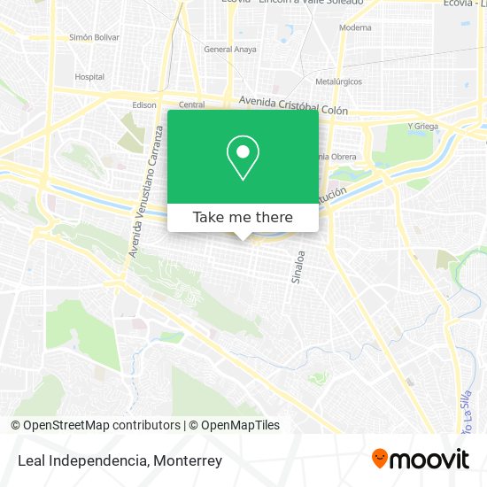 Mapa de Leal Independencia
