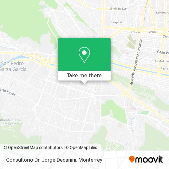 Consultorio Dr. Jorge Decanini map