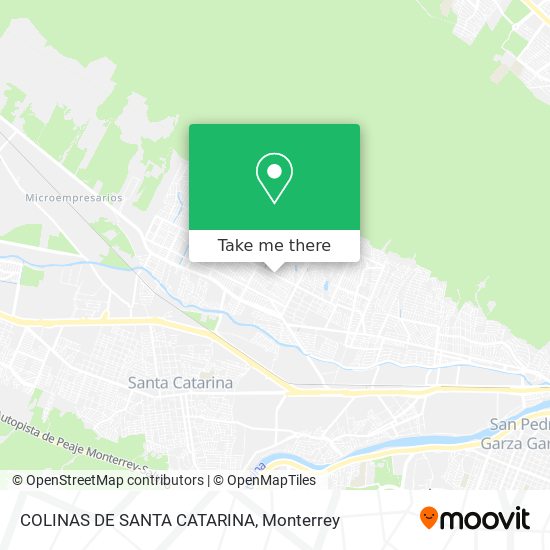 COLINAS DE SANTA CATARINA map