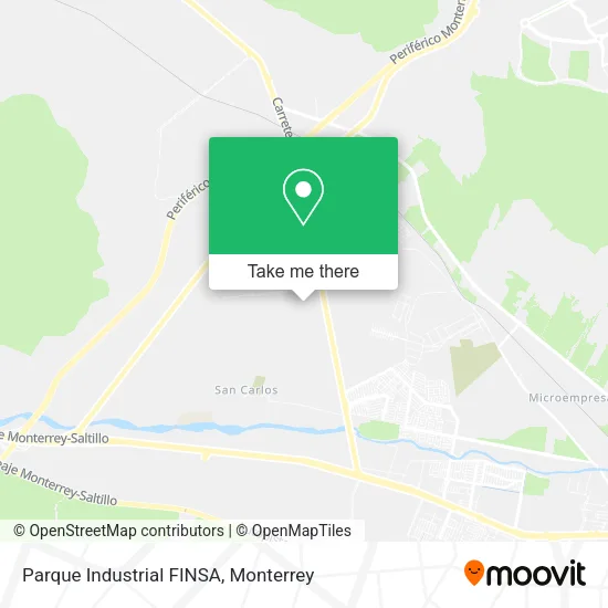 Parque Industrial FINSA map
