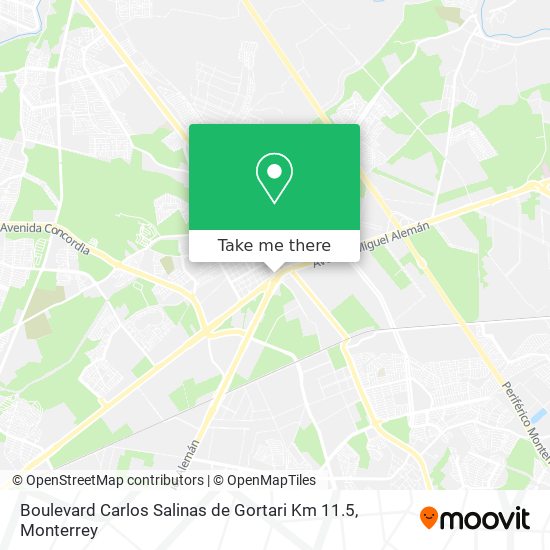 Mapa de Boulevard Carlos Salinas de Gortari Km 11.5