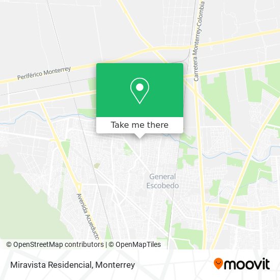 Miravista Residencial map