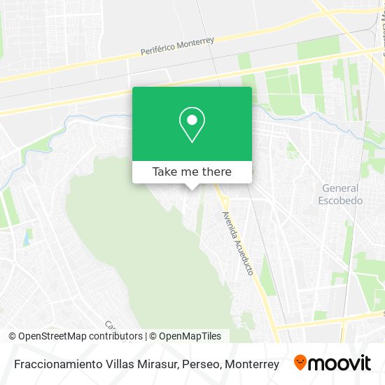 Fraccionamiento Villas Mirasur, Perseo map