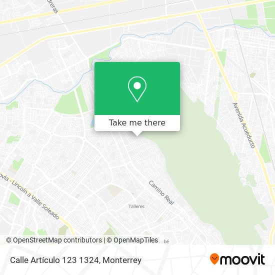 Mapa de Calle Artículo 123 1324