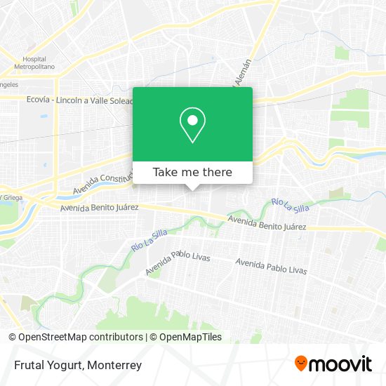 Mapa de Frutal Yogurt