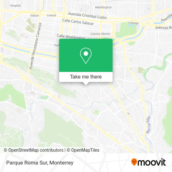 Parque Roma Sur map