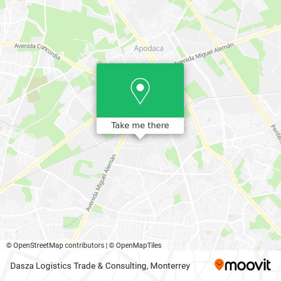 Dasza Logistics Trade & Consulting map