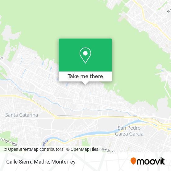 Calle Sierra Madre map