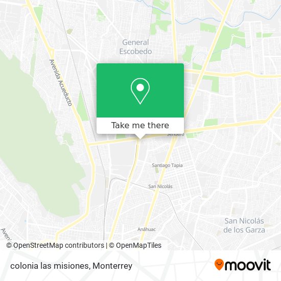 colonia las misiones map