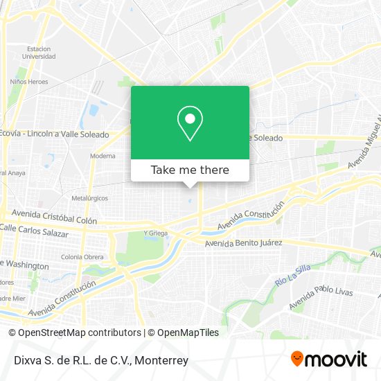 Mapa de Dixva S. de R.L. de C.V.