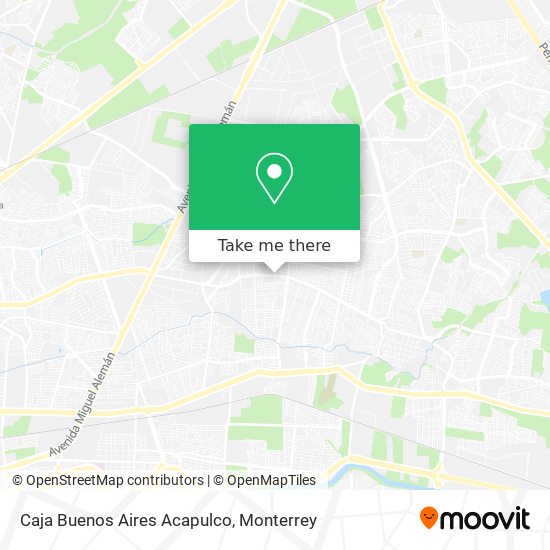 Mapa de Caja Buenos Aires Acapulco