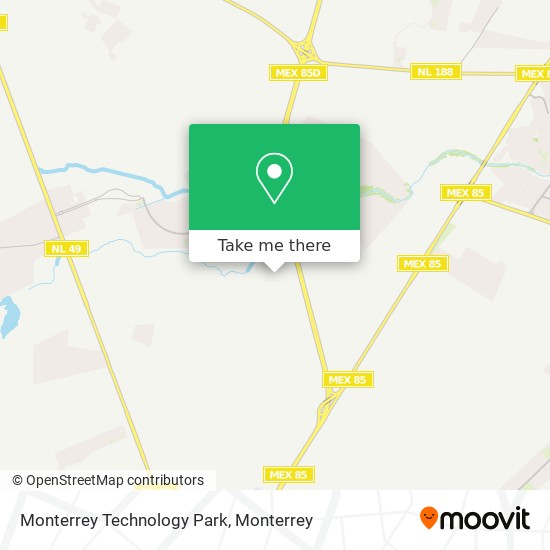 Monterrey Technology Park map