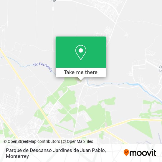 Mapa de Parque de Descanso Jardines de Juan Pablo