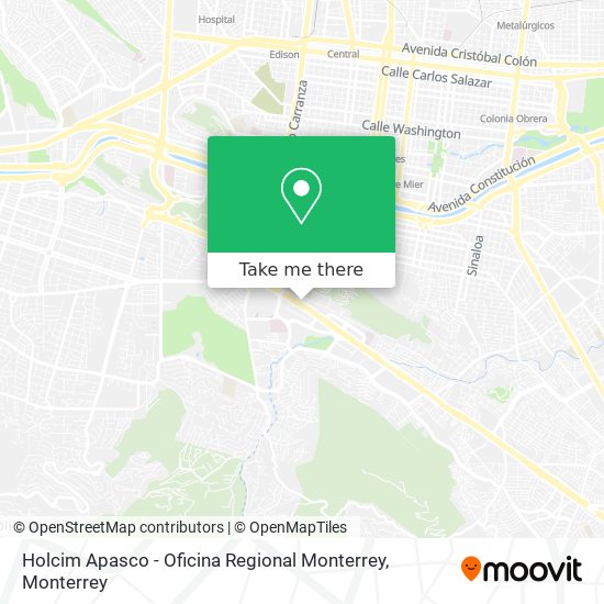 Holcim Apasco - Oficina Regional Monterrey map