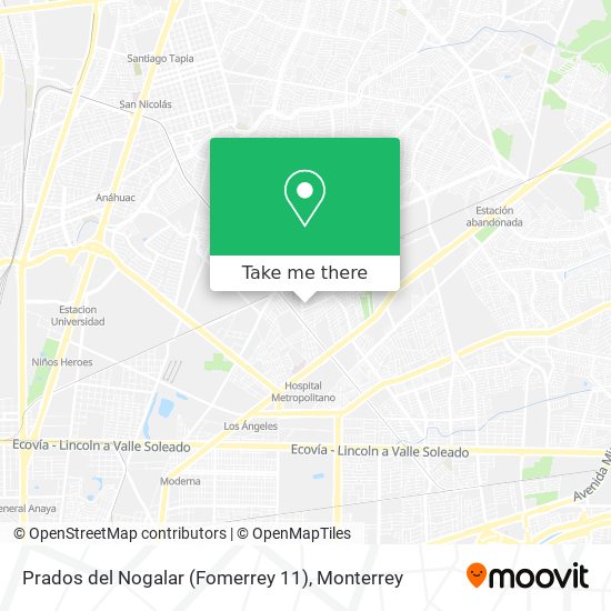 Prados del Nogalar (Fomerrey 11) map