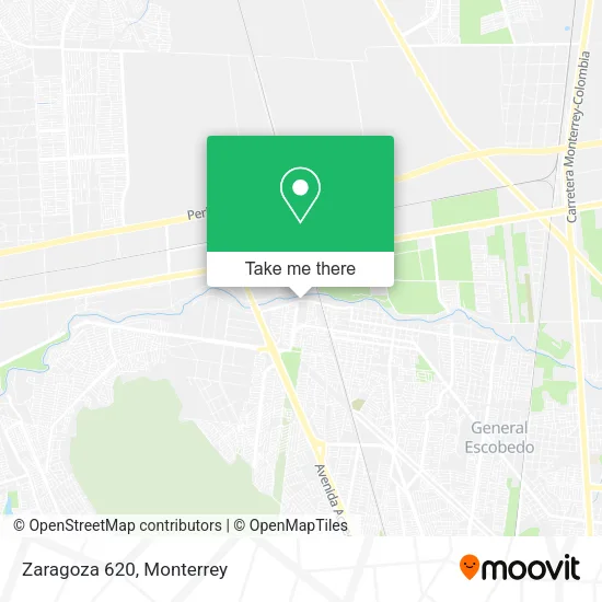 Zaragoza 620 map